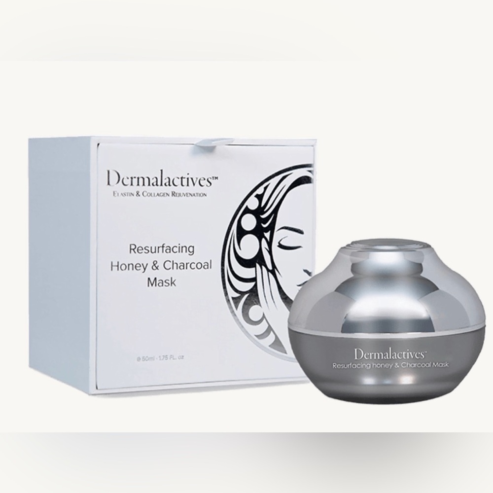 Dermalactives Resurfacing Honey & Charcoal Mask 50ml BRAND NEW/SEALED